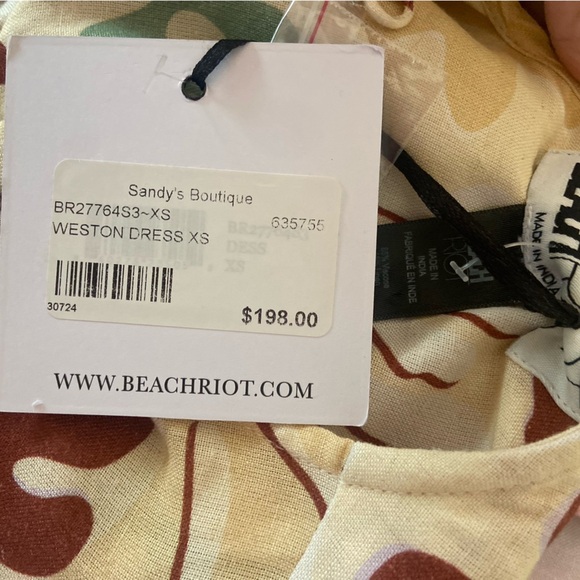 Beach Riot Weston CutOut Back Maxi Dress Sz XS NEW - Picture 6 of 6